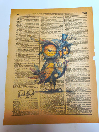Dictionary page art - dictionary,